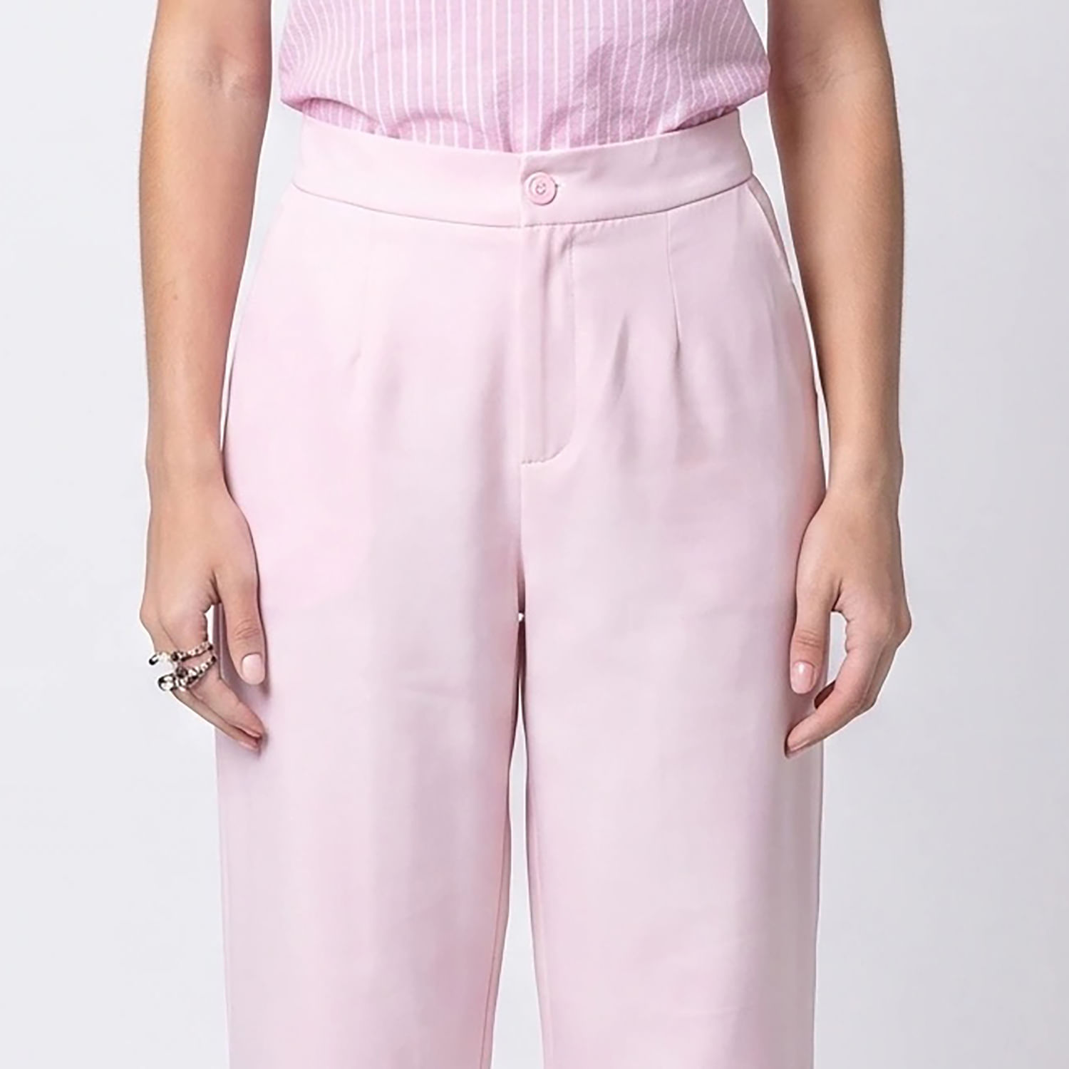 CALÇA WIDE LEG RS Rosa