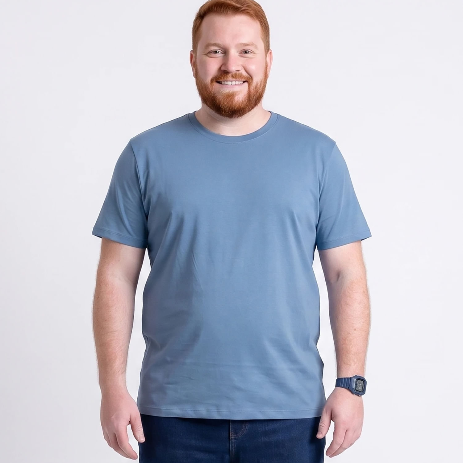Camiseta Bas Int azu Azul