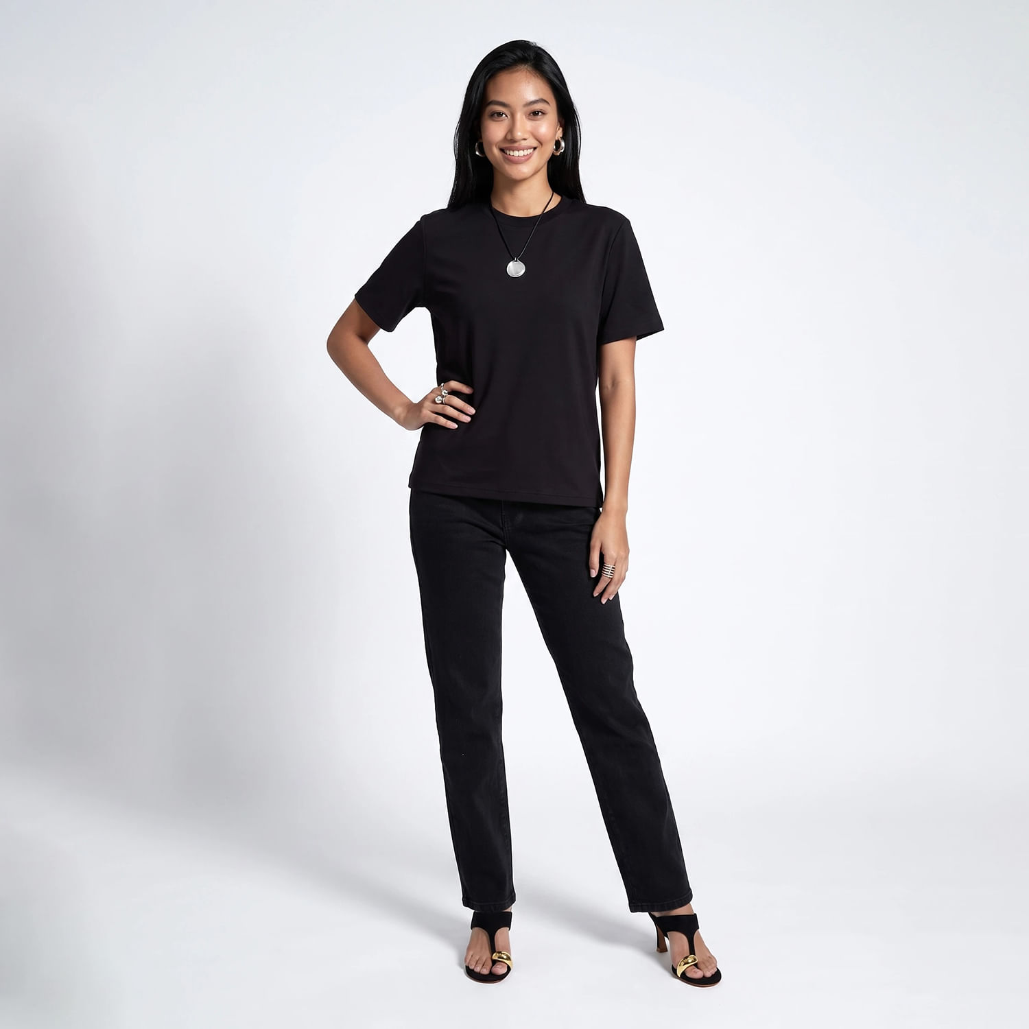 Blusa INTERLOCK PTO Preto