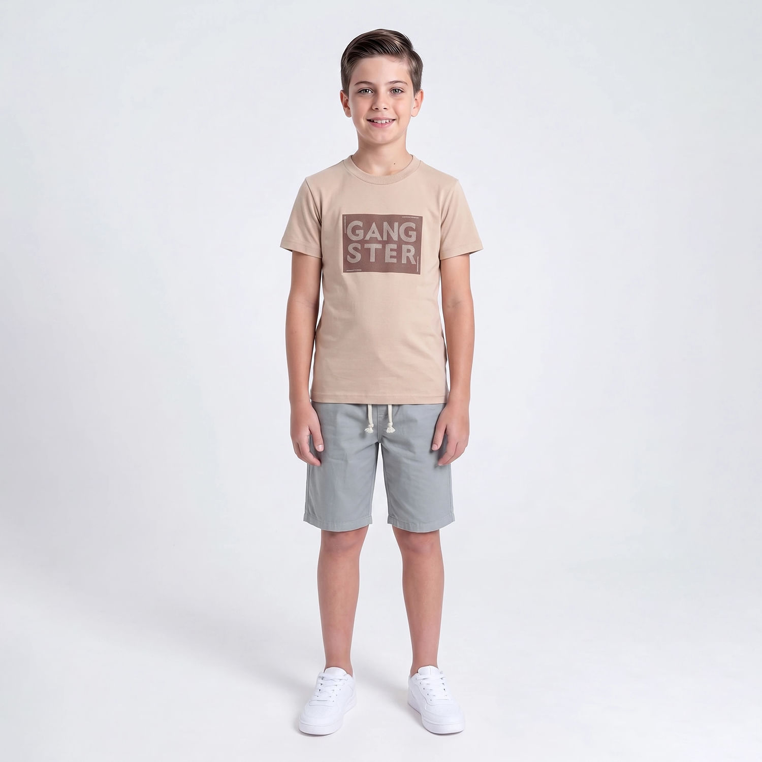 CAMISETA GNG BGE Bege