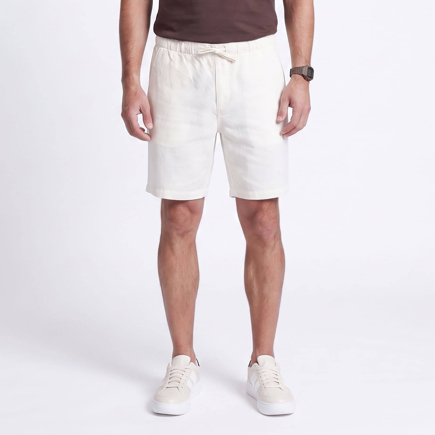 BERMUDA S ELAST OFF Off White