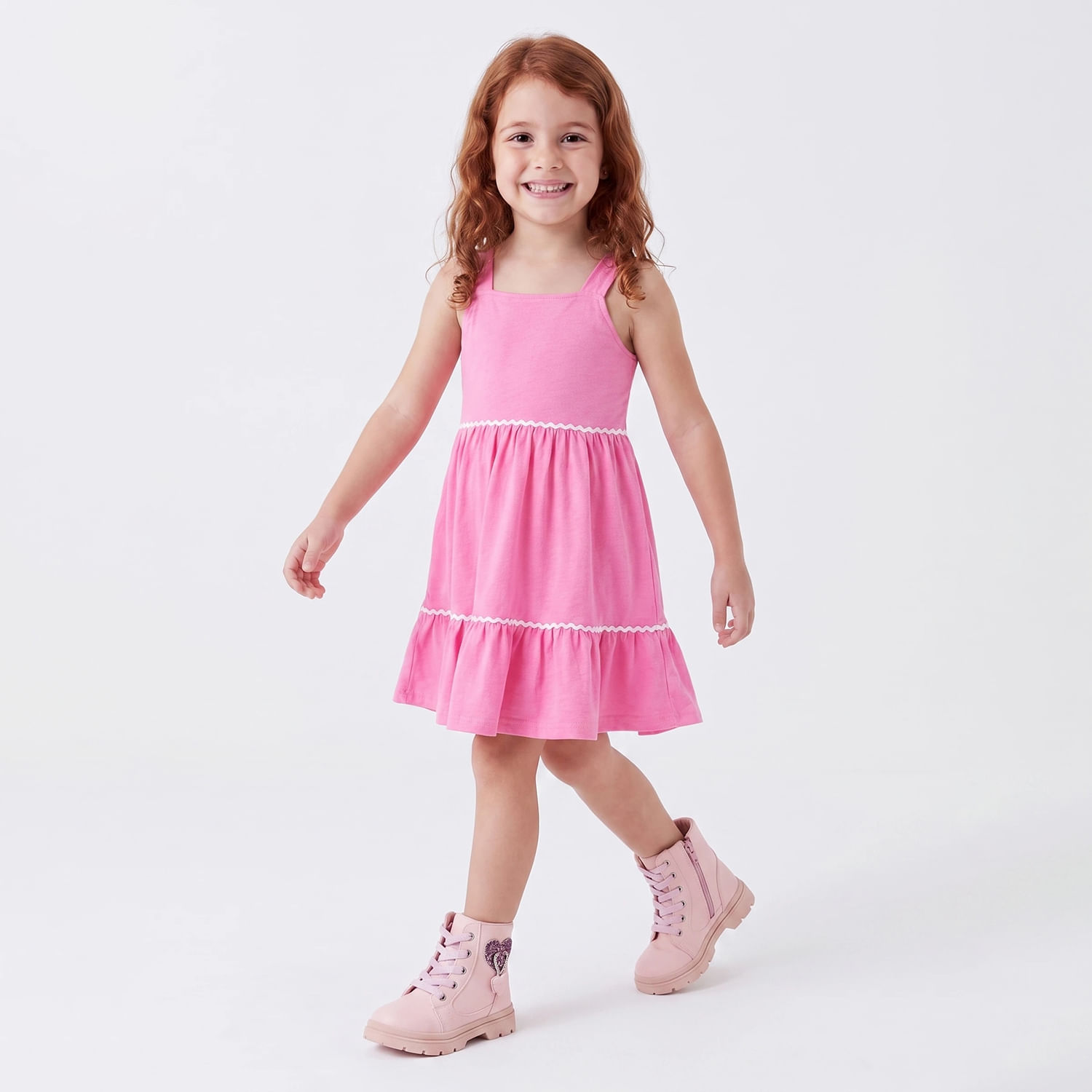 VESTIDOINFARECFRANZI Rosa