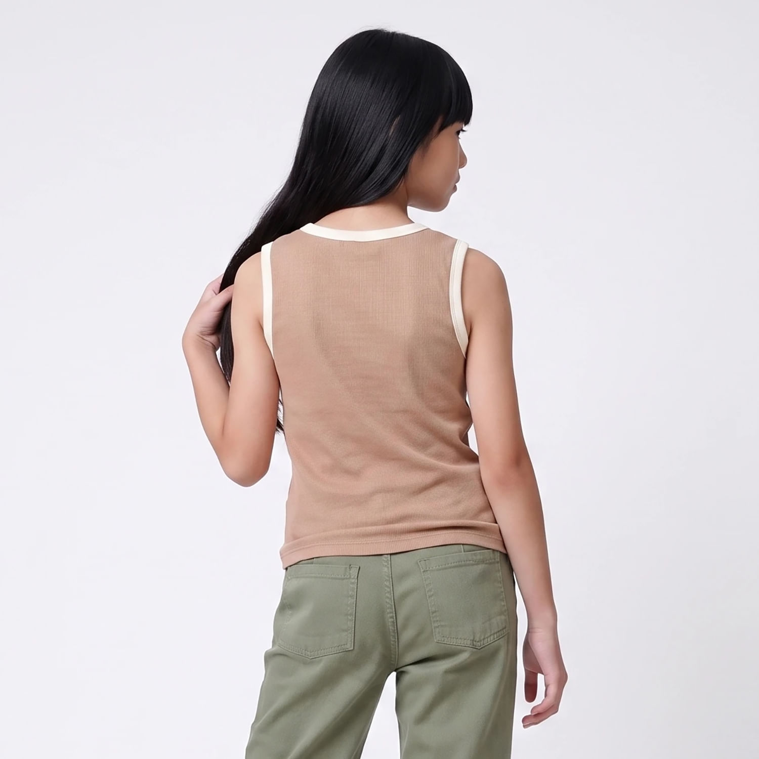BLUSA JV RGTBCLAREI Areia